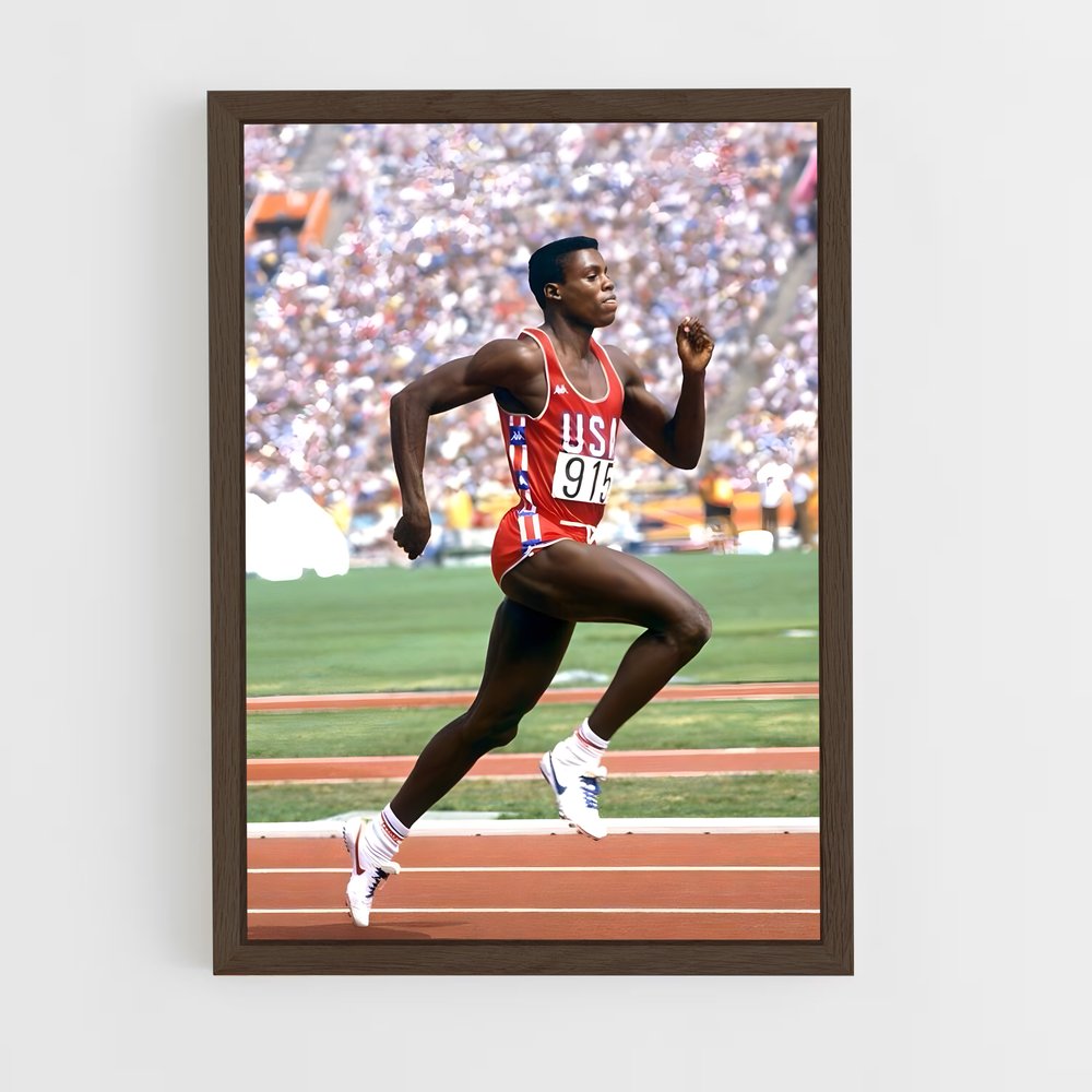Poster L'Éclair Olympique – affiche Athlétisme (vue 5)